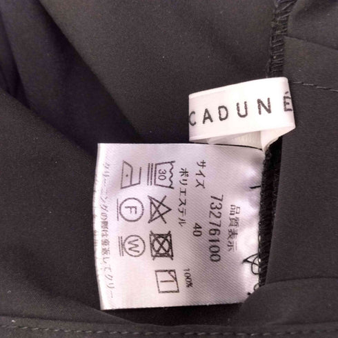 カデュネ CADUNE 袖フリルオールインワン レディース  40